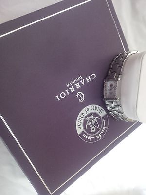 Charriol COLVMBVS INTR 8401 Women Watch Diamond Steel Qatar Gifted by Emir Hamad