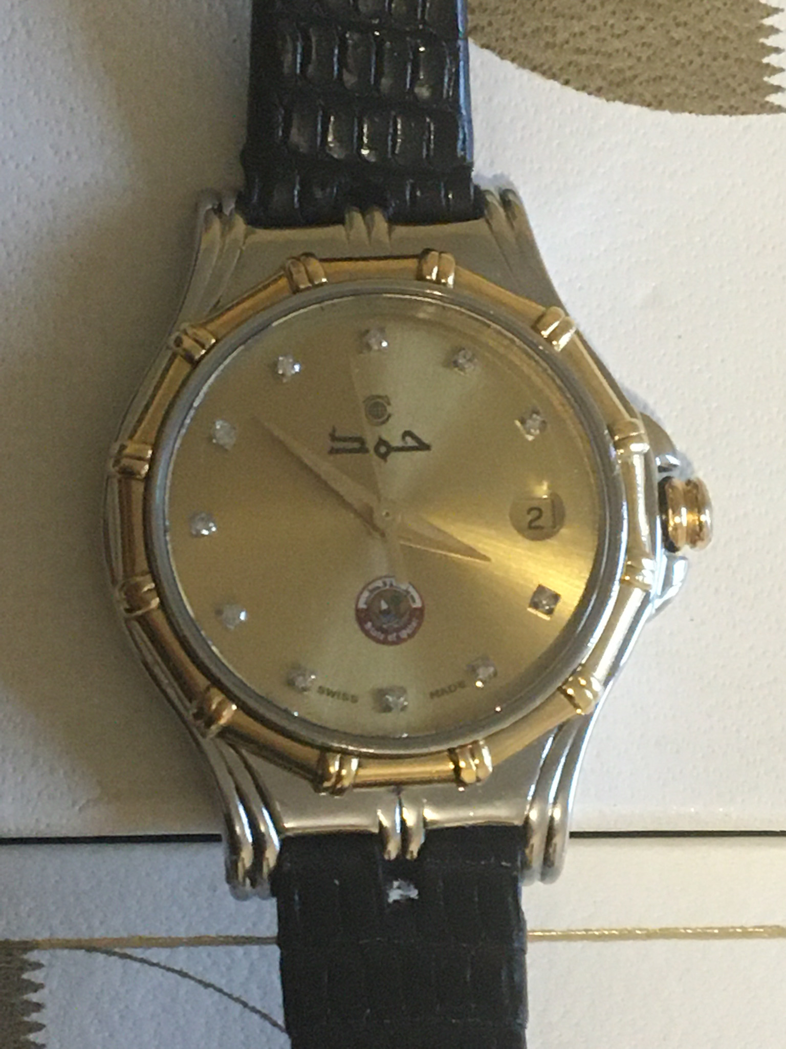 CYMA Gold / S. Steel Ladies Watch Special Edition Emir Hamad Al-Thani of Qatar