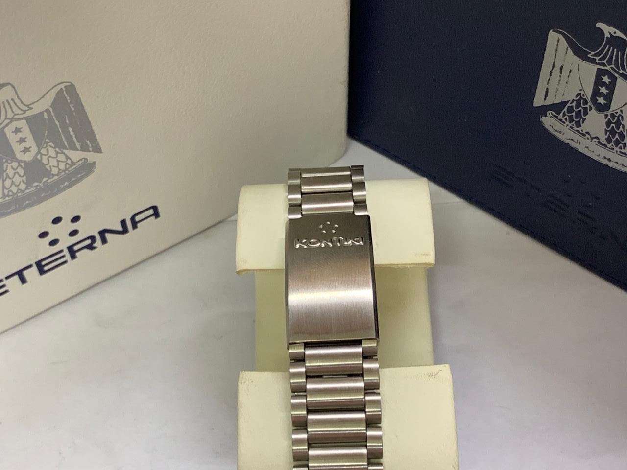 Eterna Matic KonTiki Automatic Men’s Watch Iraq Ministry of Defence Saddam Boxed ساعة اتيرنا اتوماتيك هدية من وزارة الدفاع العراقية فترة حكم صدام حسين