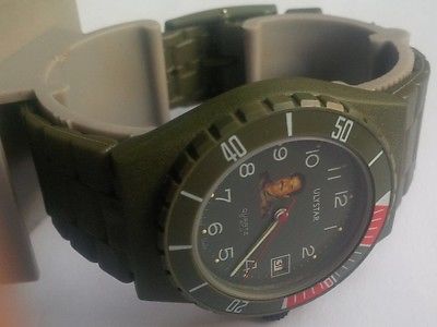 Vintage Ulystar Quartz Swiss Men’s Watch Gift Saddam Hussein Iraq Military