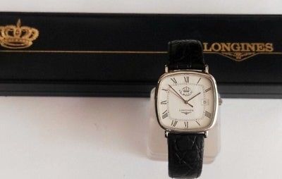 Longines Cal L 263.2 Royal Gift Jordan King Hussein Swiss Men's White Watch Box