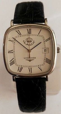 Longines Cal L 263.2 Royal Gift Jordan King Hussein Swiss Men's White Watch Box