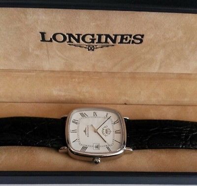 Longines Cal L 263.2 Royal Gift Jordan King Hussein Swiss Men's White Watch Box