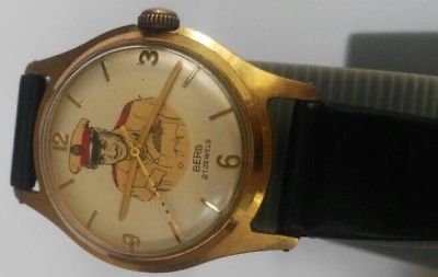 1960 Berg Manual Swiss Men Watch Egypt Pilot Air Force Gift Jamal Abdel Nasser