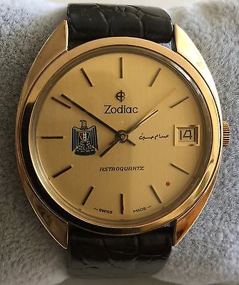 Vintage Zodiac 940 111 Astroquartz Iraq Saddam Hussein Special Edition Watch