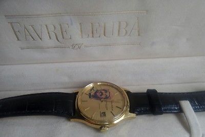 Favre Leuba Geneve Automatic 5603 51 Watch Presidential Gift Saddam Hussein Iraq