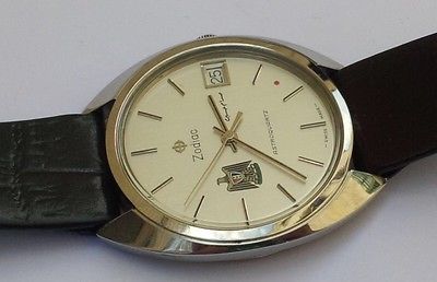 Vintage Zodiac 940 111 Astroquartz Iraq Saddam Hussein Special Edition Watch